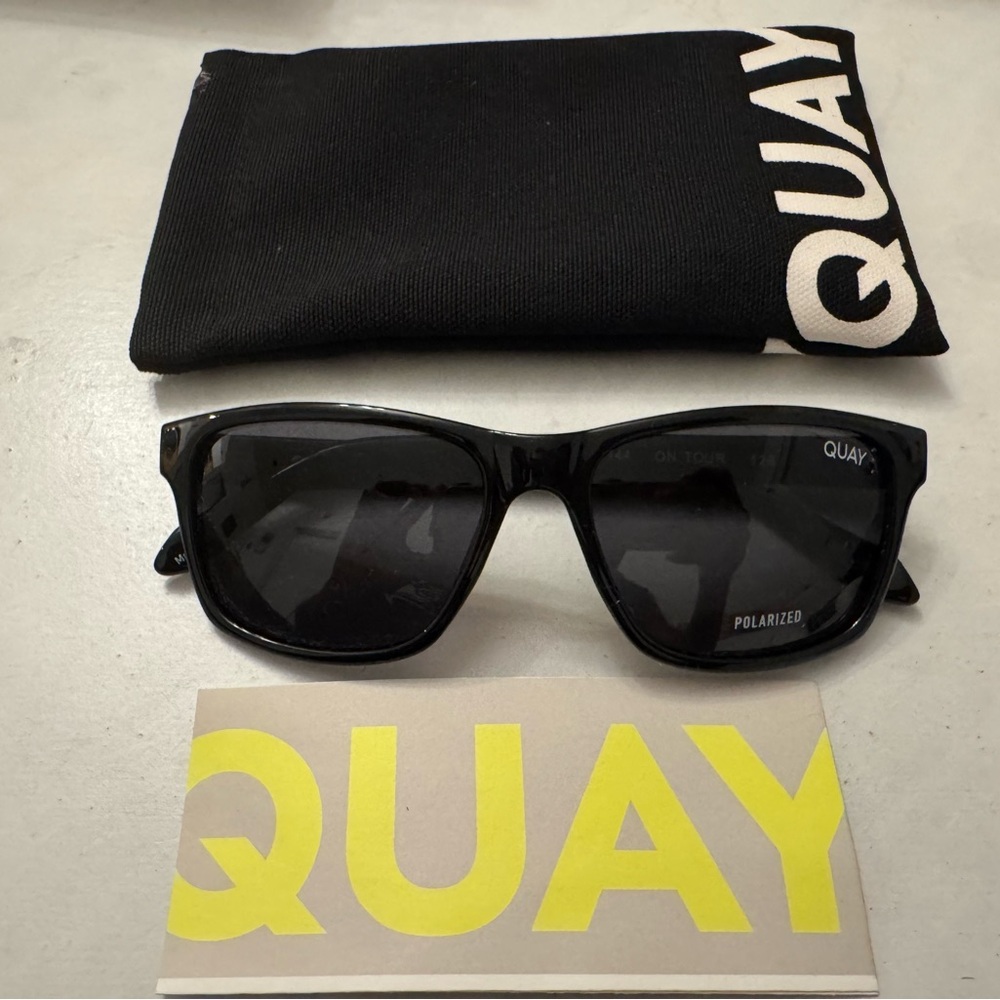 Quay Black Polarized Sunglasses - NWT